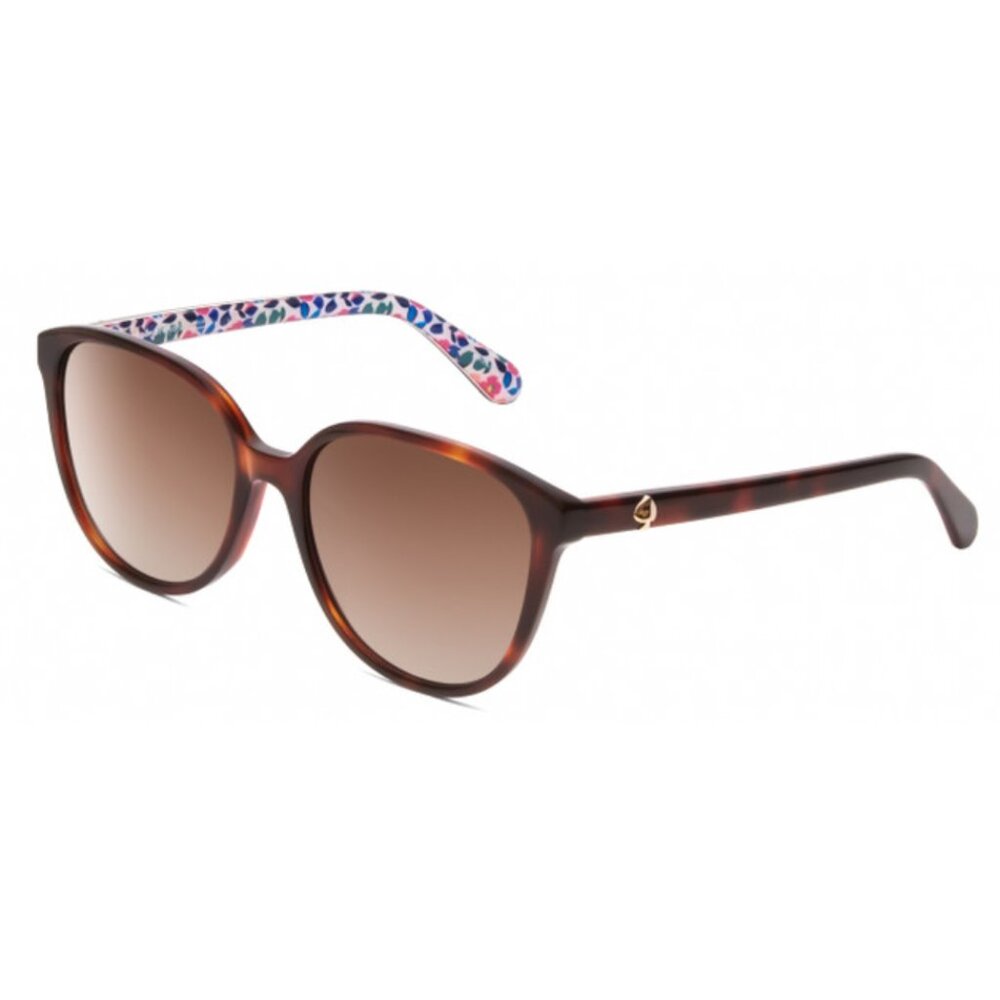 Kate Spade VIENNE Womens Cat Eye Sunglasses in Tortoise Havana Floral/Brown 54mm